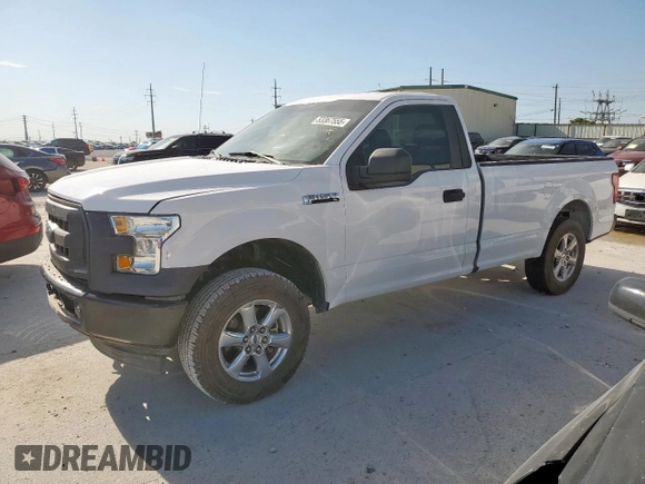 2017 Ford F-150 XL with VIN 1FTMF1C82HKC42585, listed as a Copart auction lot 53367555 with 130,630 mi miles and Salvage title. Bid and sale history available at DreamBid. Image 1.
