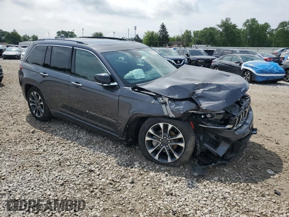 2023 Jeep Grand Cherokee Overland с VIN 1C4RJHDG3P8737215, выставлен на аукционе Copart как лот 58858905 с пробегом 28 364 миль миль и Списание • Salvage title. История ставок и продаж доступна на DreamBid. Изображение 4.