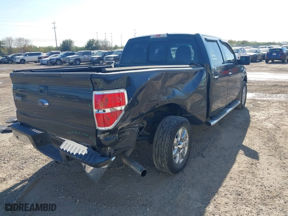 2013 Ford F-150 XL with VIN 1FTFW1CT5DKF20404, listed as a IAAI auction lot 41153325 with 148,608 mi miles. Bid and sale history available at carsss.com. Image 4.