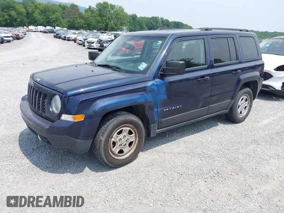 2016 Jeep Patriot Sport with VIN 1C4NJPBAXGD670093, listed as a IAAI auction lot 42429998 with 165,763 mi miles and . Bid and sale history available at DreamBid. Image 2.