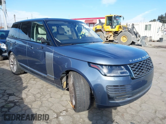 2022 Land Rover Range Rover Westminster z VIN SALGS2RU2NA460782, wystawiony jako IAAI lot #41603429 z przebiegiem 55 166 mil mil oraz . Historia ofert i sprzedaży dostępna na DreamBid. Obrazek 1.