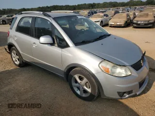 2008 Suzuki SX4 with VIN JS2YB417985101302, listed as a Copart auction lot 70764244 with 124,153 mi miles and Salvage Title. Bid and sale history available at carsss.com. Image 4.
