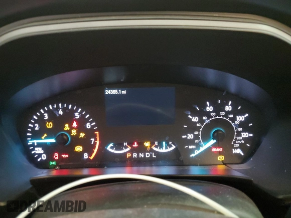2022 Ford Escape S with VIN 1FMCU0F68NUB52603, listed as a Copart auction lot 53240815 with 24,365 mi miles and Salvage title. Bid and sale history available at DreamBid. Image 9.