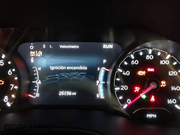 2023 Jeep Compass (RED) Edition with VIN 3C4NJDCN0PT514252, listed as a IAAI auction lot 41575768 with 25,156 mi miles and . Bid and sale history available at DreamBid. Image 7.