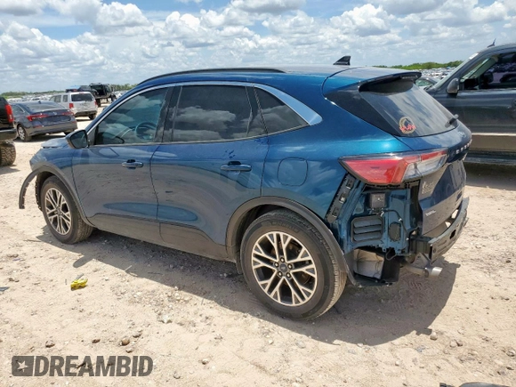2020 Ford Escape SEL with VIN 1FMCU0H61LUA31969, listed as a Copart auction lot 62408675 with 53,220 mi miles and Salvage title. Bid and sale history available at DreamBid. Image 2.