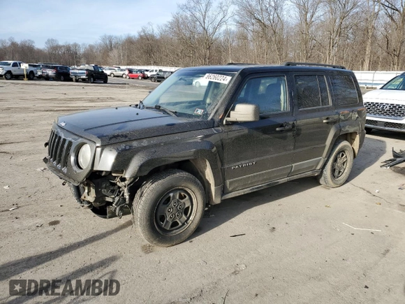 2013 Jeep Patriot Sport with VIN 1C4NJPBA3DD158736, listed as a Copart auction lot 86260224 with 199,492 mi miles and Salvage Title. Bid and sale history available at carsss.com. Image 1.