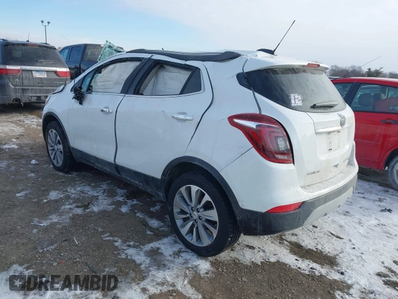 2018 Buick Encore Preferred with VIN KL4CJESB5JB605931, listed as a IAAI auction lot 41612363 with 110,843 mi miles. Bid and sale history available at carsss.com. Image 3.