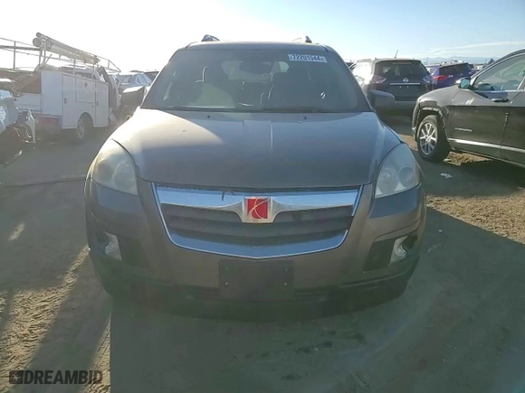 2008 Saturn Outlook XE with VIN 5GZEV13758J289063, listed as a Copart auction lot 72201544 with 0 mi miles and Salvage Title. Bid and sale history available at carsss.com. Image 12.