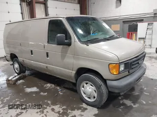 2007 Ford Econoline Cargo Commercial with VIN 1FTNE24W07DA97236, listed as a IAAI auction lot 41541920 with 156,789 mi miles and . Bid and sale history available at DreamBid. Image 1.