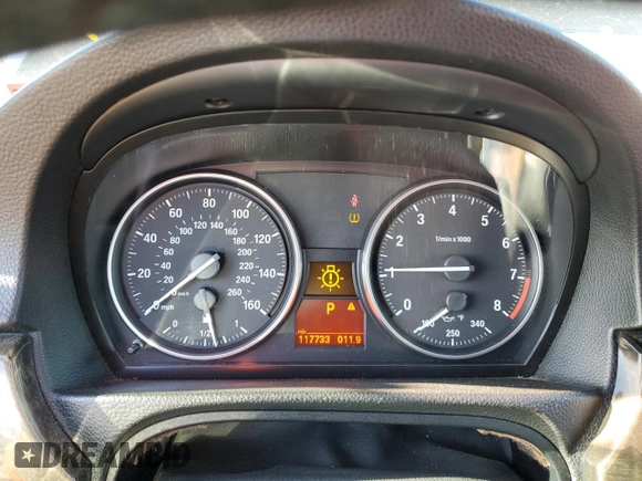 2008 BMW 3 Series 335i with VIN WBAWL73528PX59539, listed as a Copart auction lot 50527865 with 117,733 mi miles and Salvage Title. Bid and sale history available at carsss.com. Image 9.