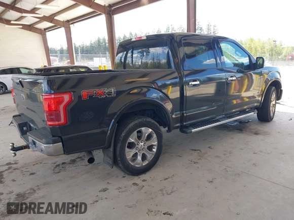 2015 Ford F-150 XLT with VIN 1FTEW1EG3FFA64460, listed as a IAAI auction lot 42099617 with 206,724 mi miles. Bid and sale history available at carsss.com. Image 4.