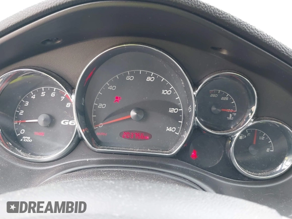 2008 Pontiac G6 with VIN 1G2ZG57B084249155, listed as a IAAI auction lot 42509962 with 203,756 mi miles and . Bid and sale history available at DreamBid. Image 7.