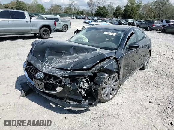 2021 Mazda 3 Select with VIN JM1BPABL9M1314019, listed as a Copart auction lot 51925175 with Not Provided miles and Salvage Title. Bid and sale history available at DreamBid. Image 11.