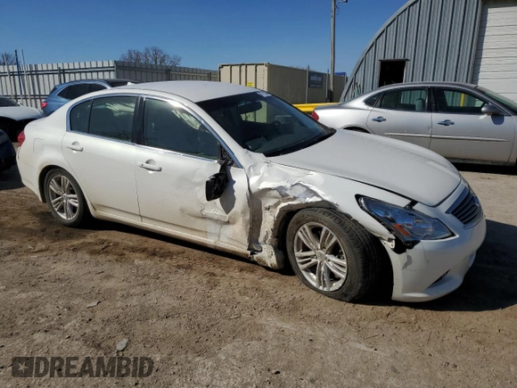 2015 Infiniti Q40 with VIN JN1CV6AR0FM521416, listed as a Copart auction lot 54920634 with 61,055 mi miles and Salvage Title. Bid and sale history available at carsss.com. Image 4.