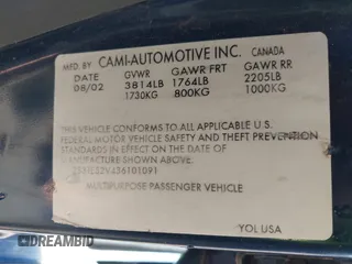 2003 Suzuki Vitara z VIN 2S3TE52V436101091, wystawiony jako IAAI lot #41472279 z przebiegiem 163 429 mil mil oraz . Historia ofert i sprzedaży dostępna na DreamBid. Obrazek 9.