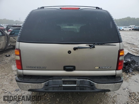 2002 Chevrolet Tahoe LS with VIN 1GNEC13Z92R283808, listed as a Copart auction lot 71348574 with 327,647 mi miles and Salvage Title. Bid and sale history available at carsss.com. Image 6.
