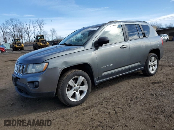 2012 Jeep Compass Sport with VIN 1C4NJDBB1CD562477, listed as a Copart auction lot 50935955 with 79,619 mi miles and Salvage Title. Bid and sale history available at carsss.com. Image 1.