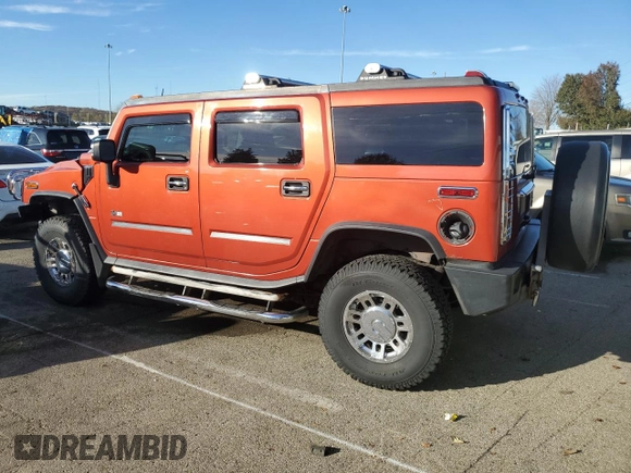 2003 Hummer H2 with VIN 5GRGN23U83H115153, listed as a Copart auction lot 79878644 with 0 mi miles and Salvage Title. Bid and sale history available at carsss.com. Image 2.