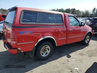 1998 Ford F-150 with VIN 1FTDF1727WNA09044, listed as a Copart auction lot 48848385 with 213,603 mi miles and Non repairable. Bid and sale history available at DreamBid. Image 3.