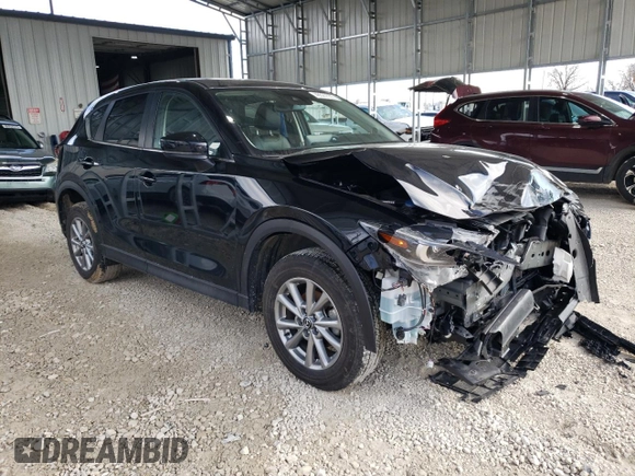 2023 Mazda CX-5 2.5 S Preferred Package with VIN JM3KFBCM2P0273945, listed as a Copart auction lot 46527055 with 21,555 mi miles and Salvage Title. Bid and sale history available at carsss.com. Image 4.