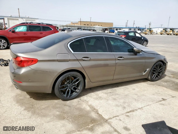 2017 BMW 5 Series 530i with VIN WBAJA5C36HG896602, listed as a Copart auction lot 48356125 with 0 mi miles and Salvage Title. Bid and sale history available at carsss.com. Image 3.