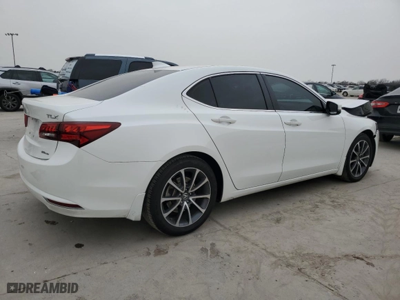 2015 Acura TLX V6 Tech with VIN 19UUB3F5XFA003069, listed as a Copart auction lot 48285575 with 80,419 mi miles and Salvage Title. Bid and sale history available at carsss.com. Image 3.