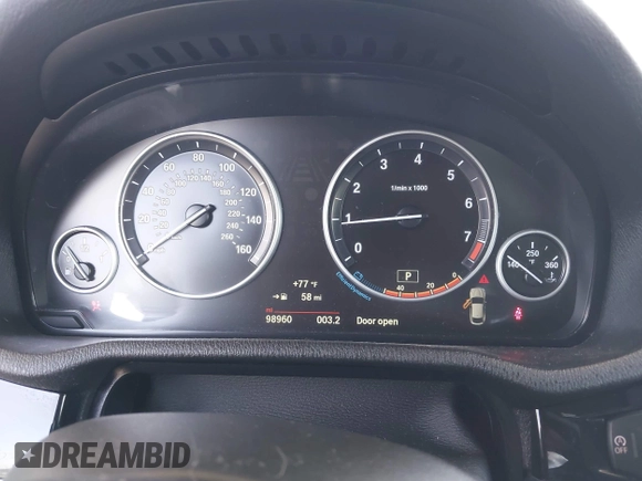 2015 BMW X4 xDrive28i with VIN 5UXXW3C5XF0M89259, listed as a IAAI auction lot 42553903 with 98,960 mi miles and . Bid and sale history available at DreamBid. Image 7.