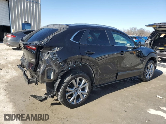2023 Mazda CX-30 S Preferred with VIN 3MVDMBCMXPM502116, listed as a Copart auction lot 48158925 with 24,400 mi miles and Salvage Title. Bid and sale history available at DreamBid. Image 3.