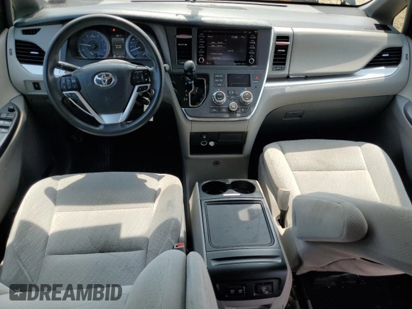 2019 Toyota Sienna LE Auto Access Seat with VIN 5TDKZ3DC9KS982129, listed as a Copart auction lot 62983214 with 246,772 mi miles and Salvage title. Bid and sale history available at DreamBid. Image 8.