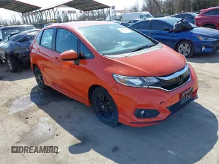 2018 Honda Fit Sport with VIN 3HGGK5H68JM717180, listed as a IAAI auction lot 41751424 with 35,011 mi miles. Bid and sale history available at carsss.com. Image 1.