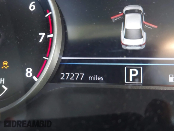 2022 Nissan Sentra SV with VIN 3N1AB8CV9NY235680, listed as a IAAI auction lot 41523366 with 27,277 mi miles and . Bid and sale history available at DreamBid. Image 16.