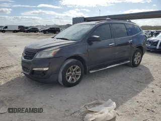 2014 Chevrolet Traverse LS z VIN 1GNKRFED6EJ362100, wystawiony jako Copart lot #88815475 z przebiegiem Nie podano mil oraz Czysty tytuł • Clean title. Historia ofert i sprzedaży dostępna na DreamBid. Obrazek 1.