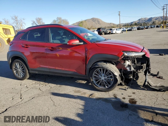 2020 Hyundai Kona SEL with VIN KM8K22AA6LU490524, listed as a Copart auction lot 46734135 with 108,044 mi miles and Salvage Title. Bid and sale history available at DreamBid. Image 4.
