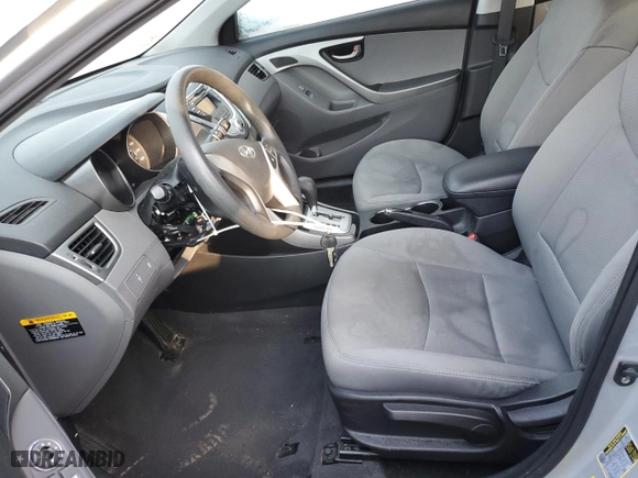 2011 Hyundai Elantra GLS PZEV with VIN 5NPDH4AE2BH033776, listed as a Copart auction lot 46393295 with 81,632 mi miles and Salvage Title. Bid and sale history available at carsss.com. Image 7.