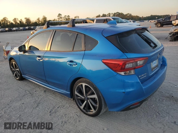 2020 Subaru Impreza Special Sports with VIN 4S3GTAM62L3702303, listed as a Copart auction lot 80070144 with 78,777 mi miles and Salvage title. Bid and sale history available at DreamBid. Image 2.