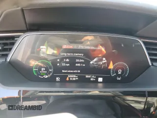 2022 Audi e-tron Premium Plus with VIN WA1LAAGE8NB002750, listed as a Copart auction lot 57163615 with 50,009 mi miles and Salvage title. Bid and sale history available at DreamBid. Image 9.
