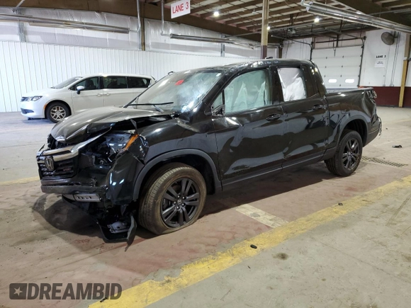 2020 Honda Ridgeline Sport with VIN 5FPYK3F16LB023763, listed as a Copart auction lot 71100094 with Not provided miles and Salvage title. Bid and sale history available at DreamBid. Image 1.
