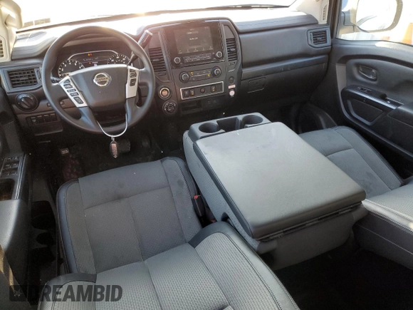 2021 Nissan Titan S with VIN 1N6AA1EC5MN507508, listed as a Copart auction lot 83966074 with 61,281 mi miles and Clean title. Bid and sale history available at DreamBid. Image 8.
