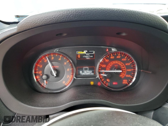 2017 Subaru WRX Limited with VIN JF1VA1L67H9829525, listed as a Copart auction lot 48771405 with 106,028 mi miles and Salvage title. Bid and sale history available at DreamBid. Image 9.