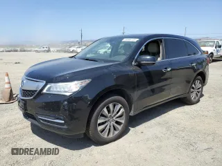 2015 Acura MDX Technology z VIN 5FRYD4H4XFB030038, wystawiony jako Copart lot #59396725 z przebiegiem 93 858 mil mil oraz Szkoda całkowita • Salvage title. Historia ofert i sprzedaży dostępna na DreamBid. Obrazek 1.