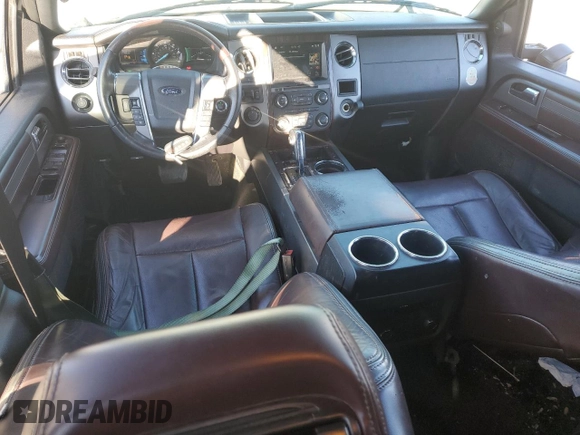2016 Ford Expedition EL Platinum with VIN 1FMJK1MT3GEF36197, listed as a Copart auction lot 86983904 with 239,657 mi miles and Salvage Title. Bid and sale history available at carsss.com. Image 8.