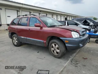 2005 Hyundai Santa Fe GLS with VIN KM8SC13D25U871319, listed as a Copart auction lot 62821625 with 101,202 mi miles and Clean title. Bid and sale history available at DreamBid. Image 4.