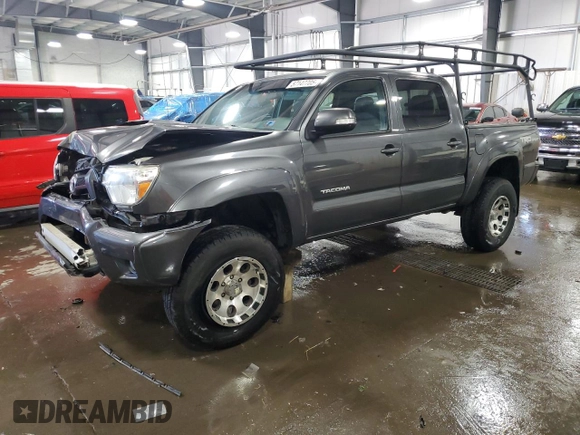 2014 Toyota Tacoma with VIN 3TMLU4EN3EM151500, listed as a Copart auction lot 57147705 with 170,240 mi miles and Salvage title. Bid and sale history available at DreamBid. Image 1.