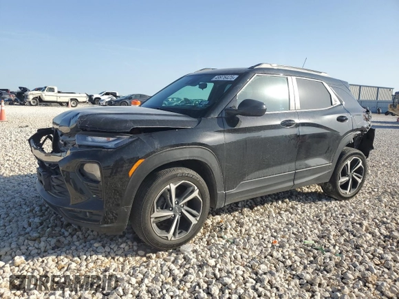 2022 Chevrolet TrailBlazer RS with VIN KL79MTSL7NB035695, listed as a Copart auction lot 49976425 with 83,923 mi miles and Salvage Title. Bid and sale history available at DreamBid. Image 1.