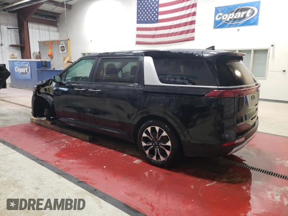 2024 Kia Carnival EX with VIN KNDNC5H39R6377154, listed as a Copart auction lot 77392044 with 12,819 mi miles and Salvage Title. Bid and sale history available at carsss.com. Image 2.