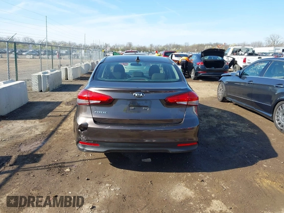 2017 Kia Forte LX with VIN 3KPFK4A7XHE156816, listed as a IAAI auction lot 41974501 with 153,606 mi miles. Bid and sale history available at carsss.com. Image 17.