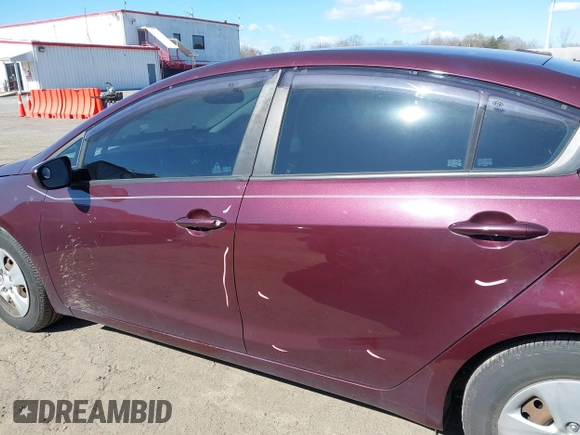 2017 Kia Forte LX with VIN 3KPFK4A75HE148512, listed as a IAAI auction lot 41869999 with 108,956 mi miles. Bid and sale history available at carsss.com. Image 15.