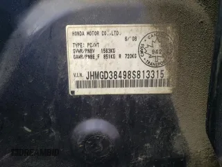 2008 Honda Fit с VIN JHMGD38498S813315, выставлен на аукционе Copart как лот 52961525 с пробегом 276 083 миль миль и Списание • Salvage title. История ставок и продаж доступна на DreamBid. Изображение 13.