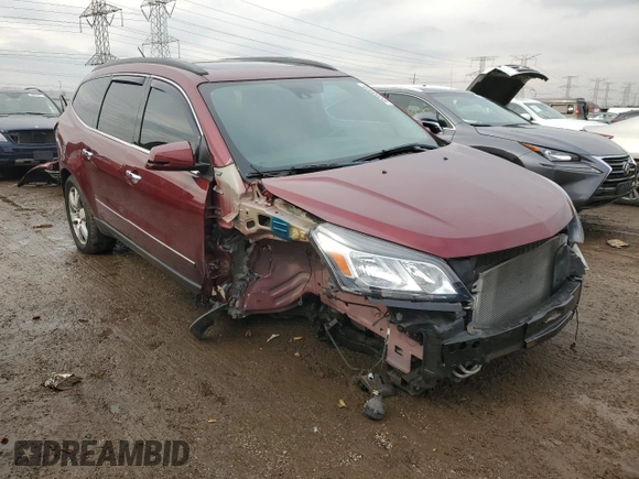 2017 Chevrolet Traverse Premier with VIN 1GNKVJKD7HJ259663, listed as a Copart auction lot 45358935 with 80,767 mi miles and Salvage Title. Bid and sale history available at DreamBid. Image 4.