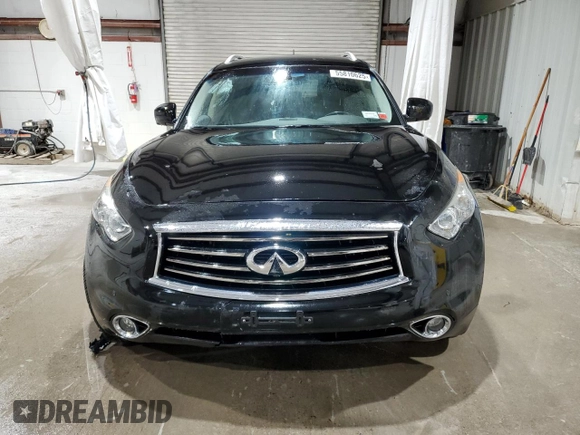 2014 Infiniti QX70 z VIN JN8CS1MW0EM411494, wystawiony jako Copart lot #55810625 z przebiegiem 94 258 mil mil oraz Szkoda całkowita • Salvage title. Historia ofert i sprzedaży dostępna na DreamBid. Obrazek 5.